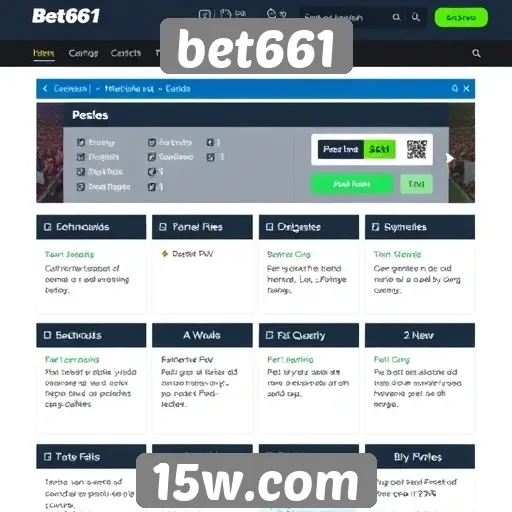 Avaliação das funcionalidades do site bet661