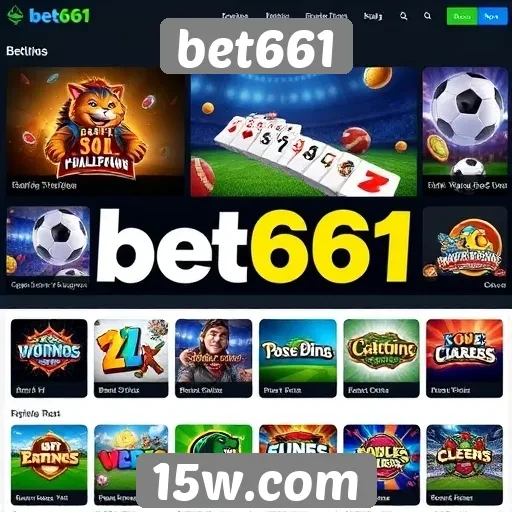 Oferta diversificada de jogos no site bet661