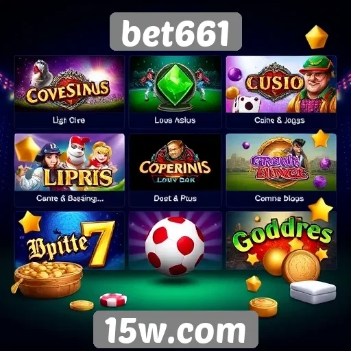 Opções de jogos disponíveis no bet661